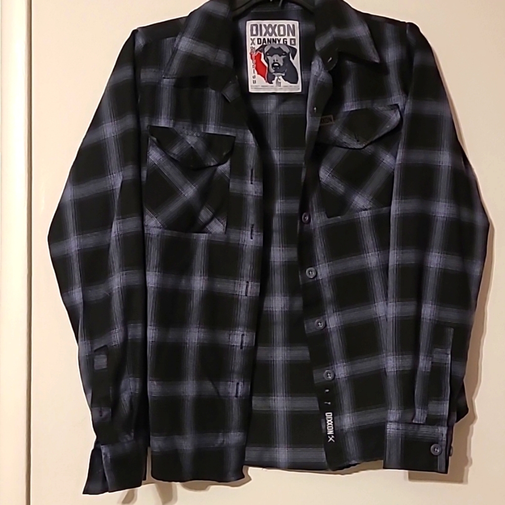 Dixxon Women Flannel Black and grey X Danny G